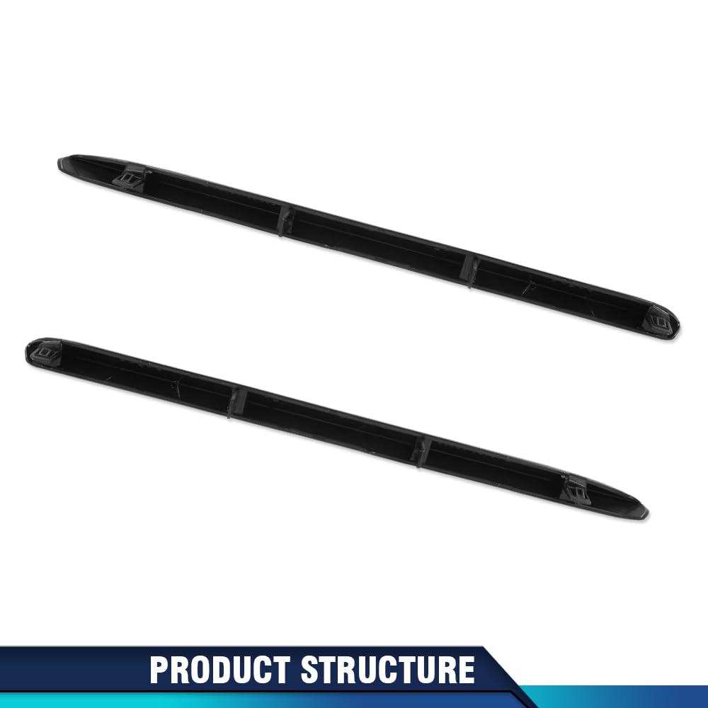 PIT66 Rear Bumper Lower Trim Molding Compatible with Toyota Camry SE XSE 2018-2021 5272306010, 5272406010 Black Left & Right
