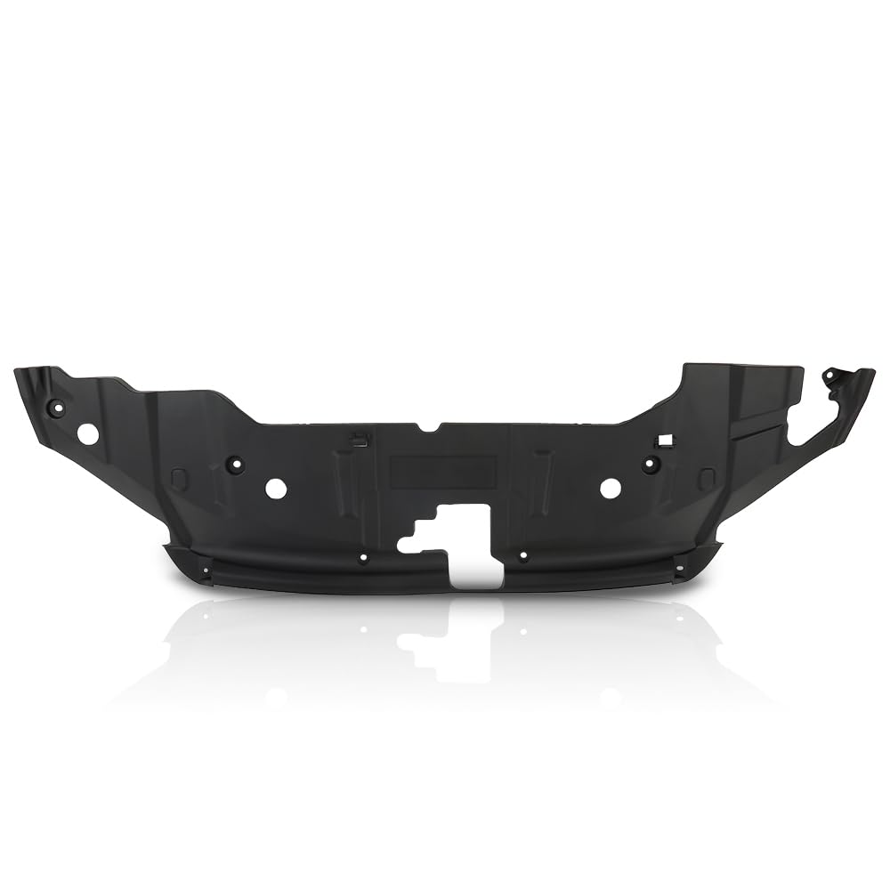 PIT66 Front Radiator Support Cover Compatible with Ford Mustang 2013-2014 DR3Z8C291AA, FO1224113 Black