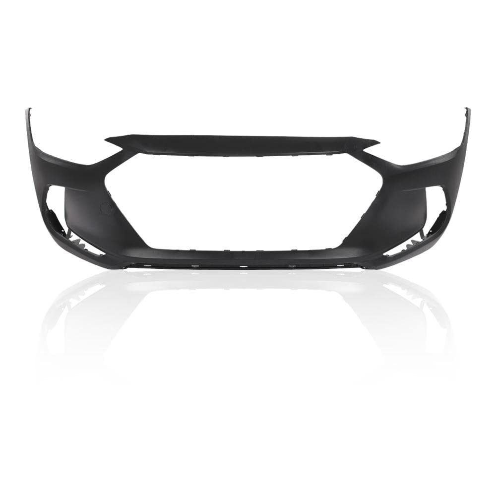 PIT66 Primered Front Bumper Cover, Fit Hyun.dai Elantra Sedan 2017-2018
