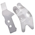 PIT66 Steering Box Frame Support Kit, Compatible with 1973-1991 Chevy GMC C/K Pickup 2 PCS Silver