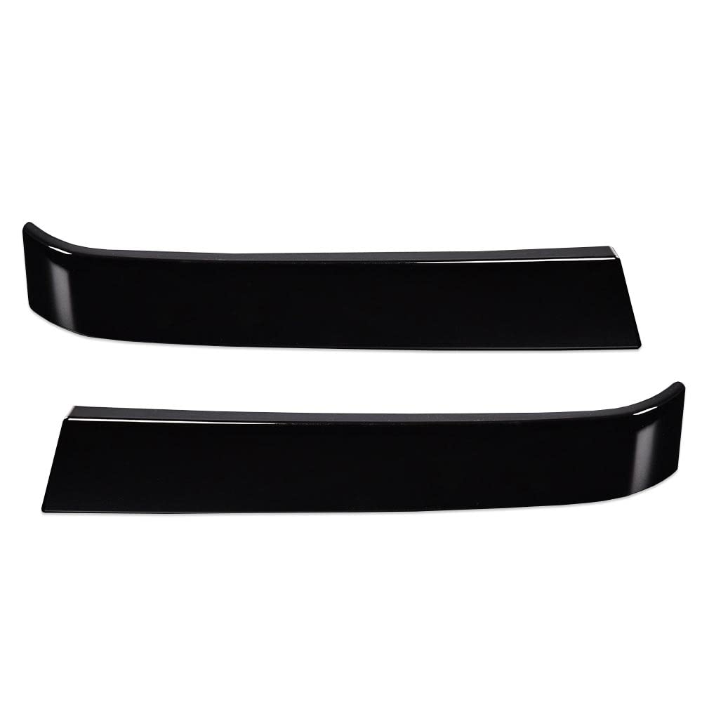 PIT66 Front Grille Trim Set Compatible with Chevy Silverado 2003-2007 Black