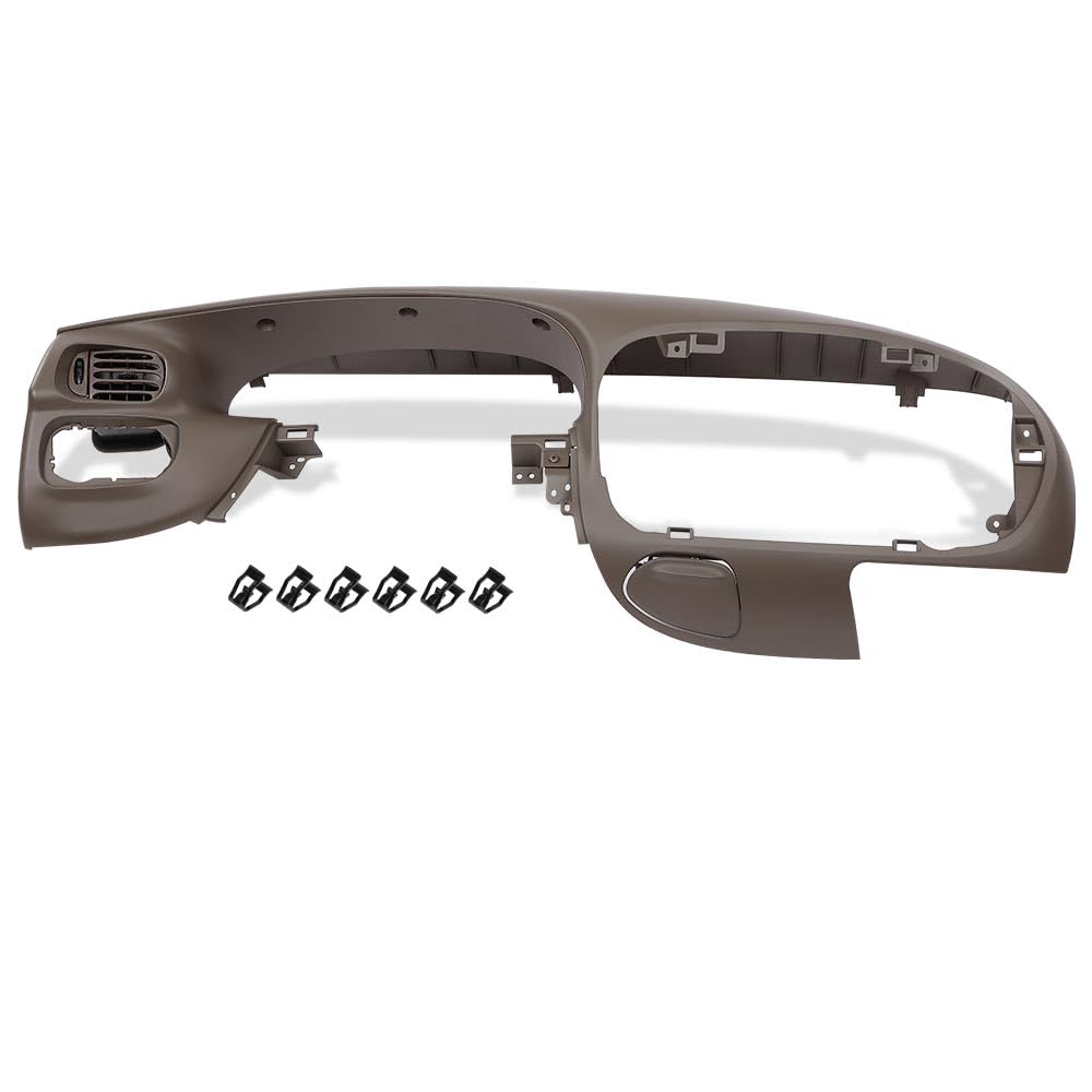 PIT66 Center Dash Bezel Cover Fit Ford F150 Expedition 1997-2003 Brown