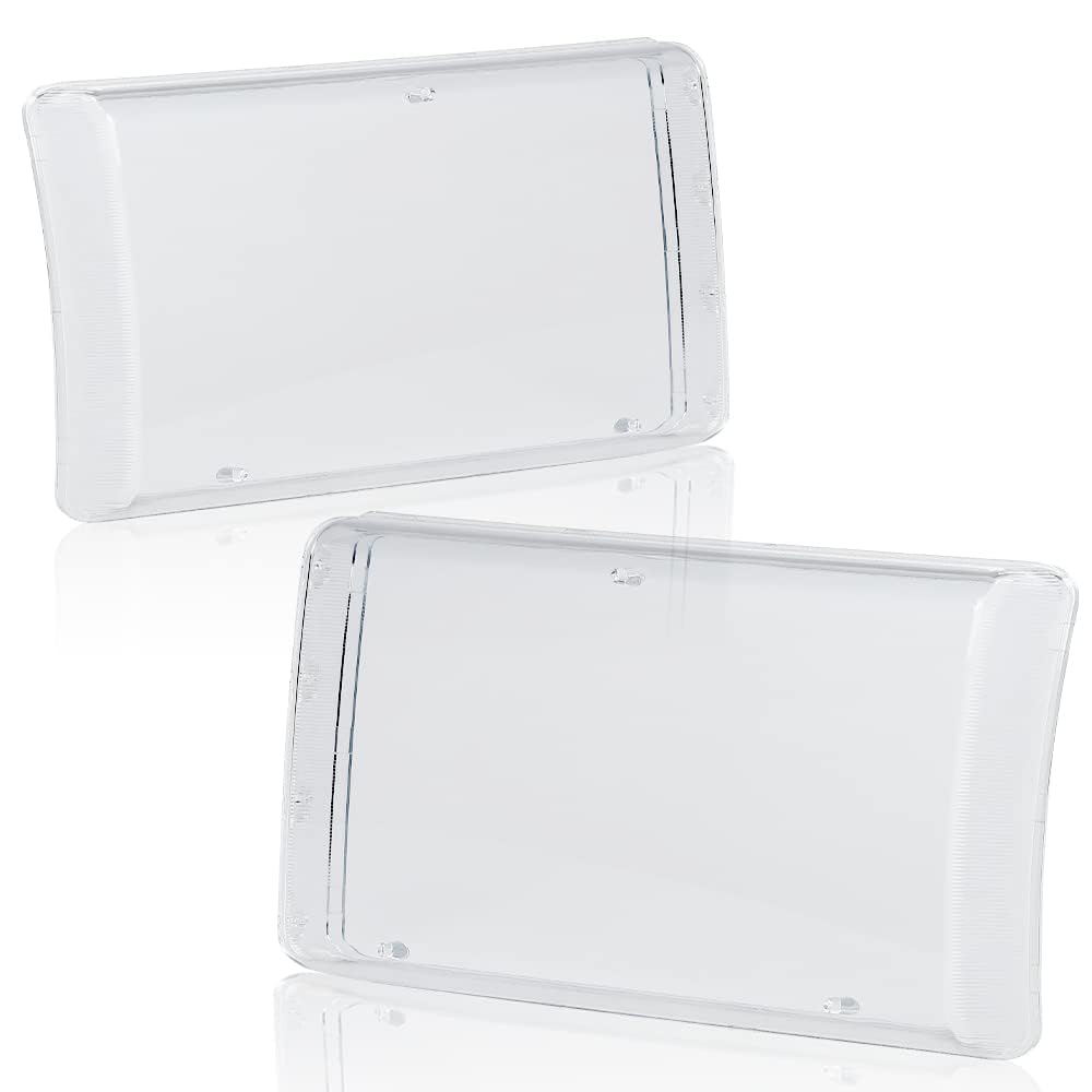 PIT66 Clear Housing headlight Cover Compatible With DODGE RAM 1500 1994-2001/Compatible With DODGE RAM 2500 3500 1994-2002 55076749AD, 55076748AD, 55076749AO, 55076748AO