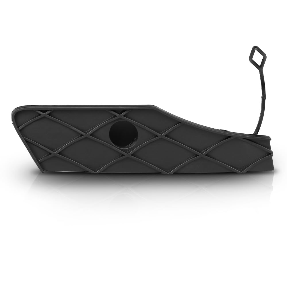 PIT66 Front Right Bumper Tow Eye Cover Compatible with Benz GLK250 Bluetec 4Matic / GLK350 (submodel: 4Matic, Base) 2013-2015 Tow Hook Cover 2048851124, A2048851124 Textured Black
