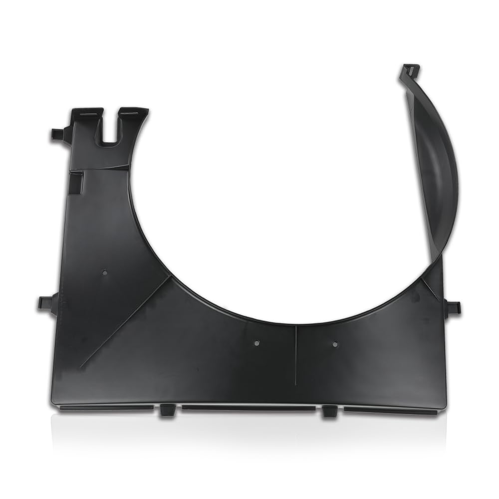 PIT66 Radiator Cooling Fan Shroud Compatible with Land Rover LR4 2010-2016, Fit Land Rover Range Rover Sport 2010-2013 LR030052 Black