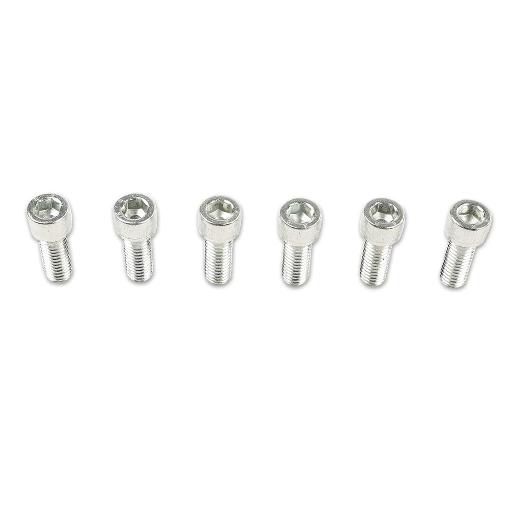 PIT66 Intake Manifold Bolts Stainless Steel Kit, Compatible with 1955-1986 265, 283, 302, 305, 327, 350, and 400 SB Chevy Engines