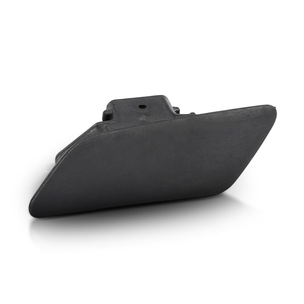 PIT66 Front Left Headlight Washer Nozzle Cover Cap Compatible with Porsche Pana-mera 2014-2016 Bumper Washer Hook Cover Black