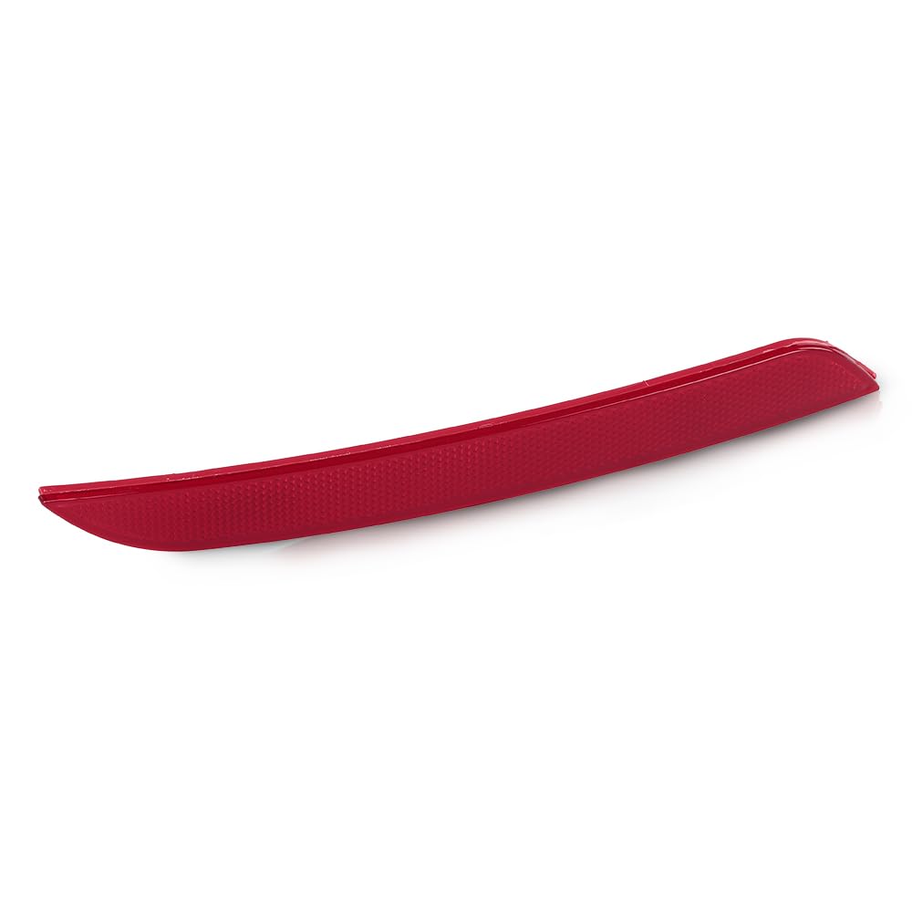 PIT66 Rear Bumper Reflector Left Driver Side, BM1184100 Red