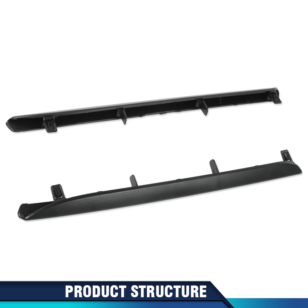 PIT66 Rear Bumper Lower Trim Molding Compatible with Toyota Camry SE XSE 2018-2021 5272306010, 5272406010 Black Left & Right