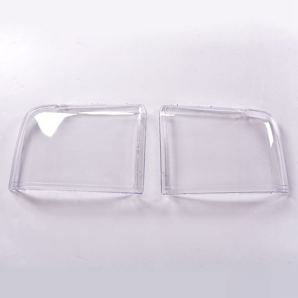PIT66 Headlight Lens Cover, Compatible with 2005-2007 Ford F250 F350 F450 F550 Super Duty Clear