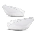 PIT66 Front Headlight Lens Headlamp Covers Left & Right Pair, Clear