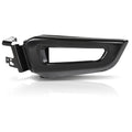 PIT66 Front Bumper Face Bar End Extension Left Driver Side, FO1004119 Black