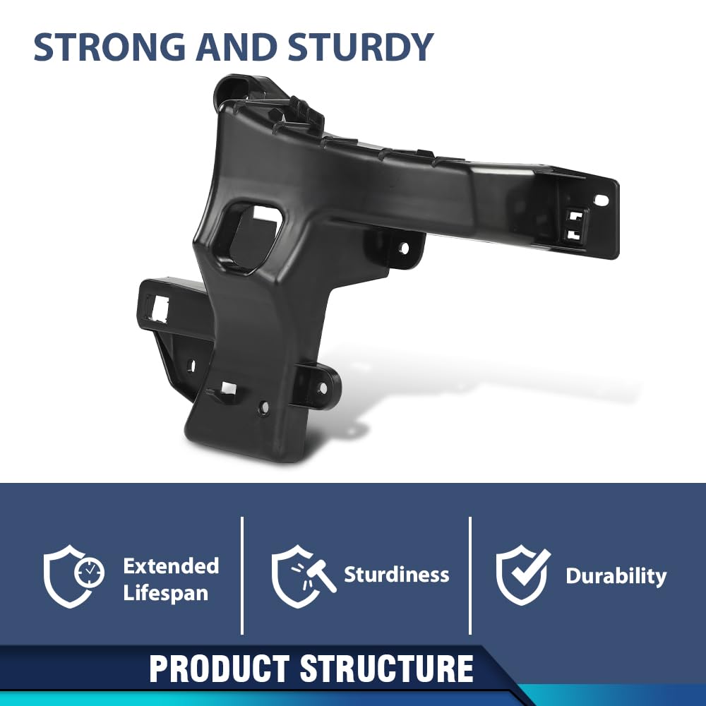PIT66 Rear Bumper Bracket Right Side, Black