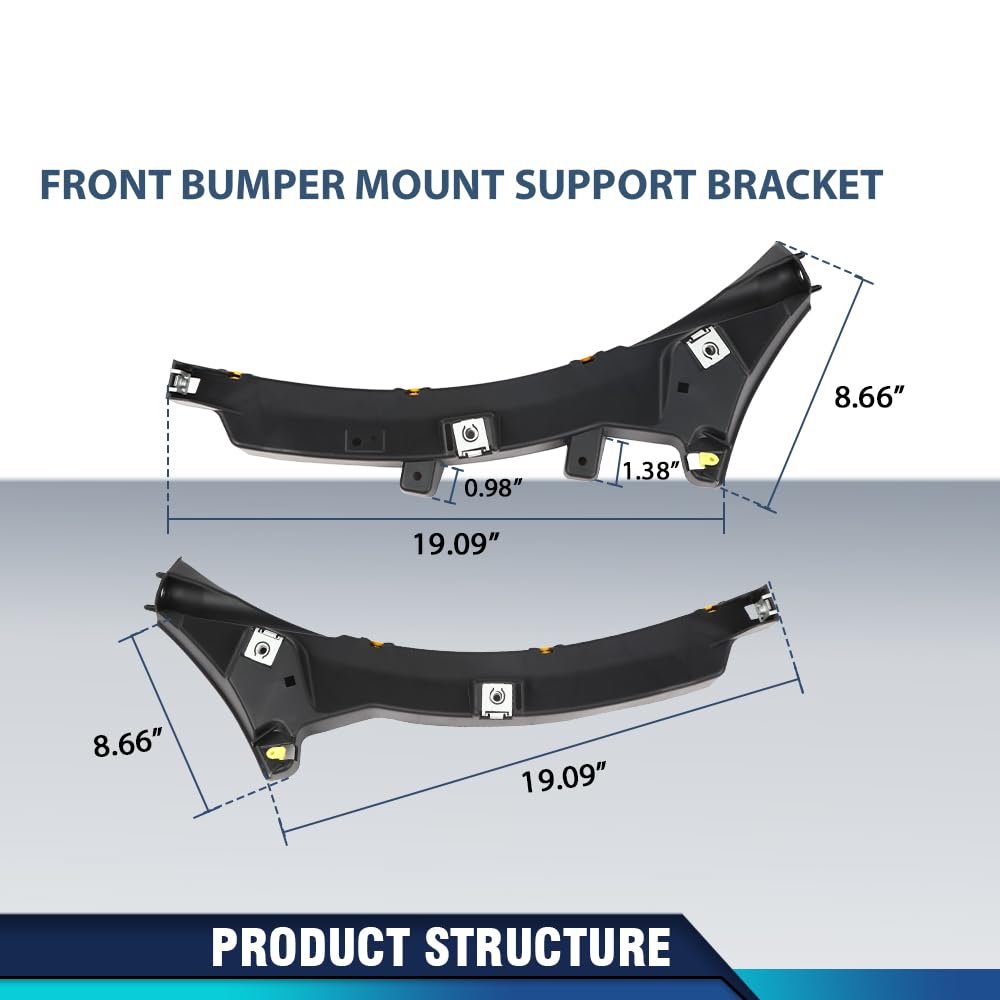 PIT66 Front Bumper Mount Support Bracket, Black