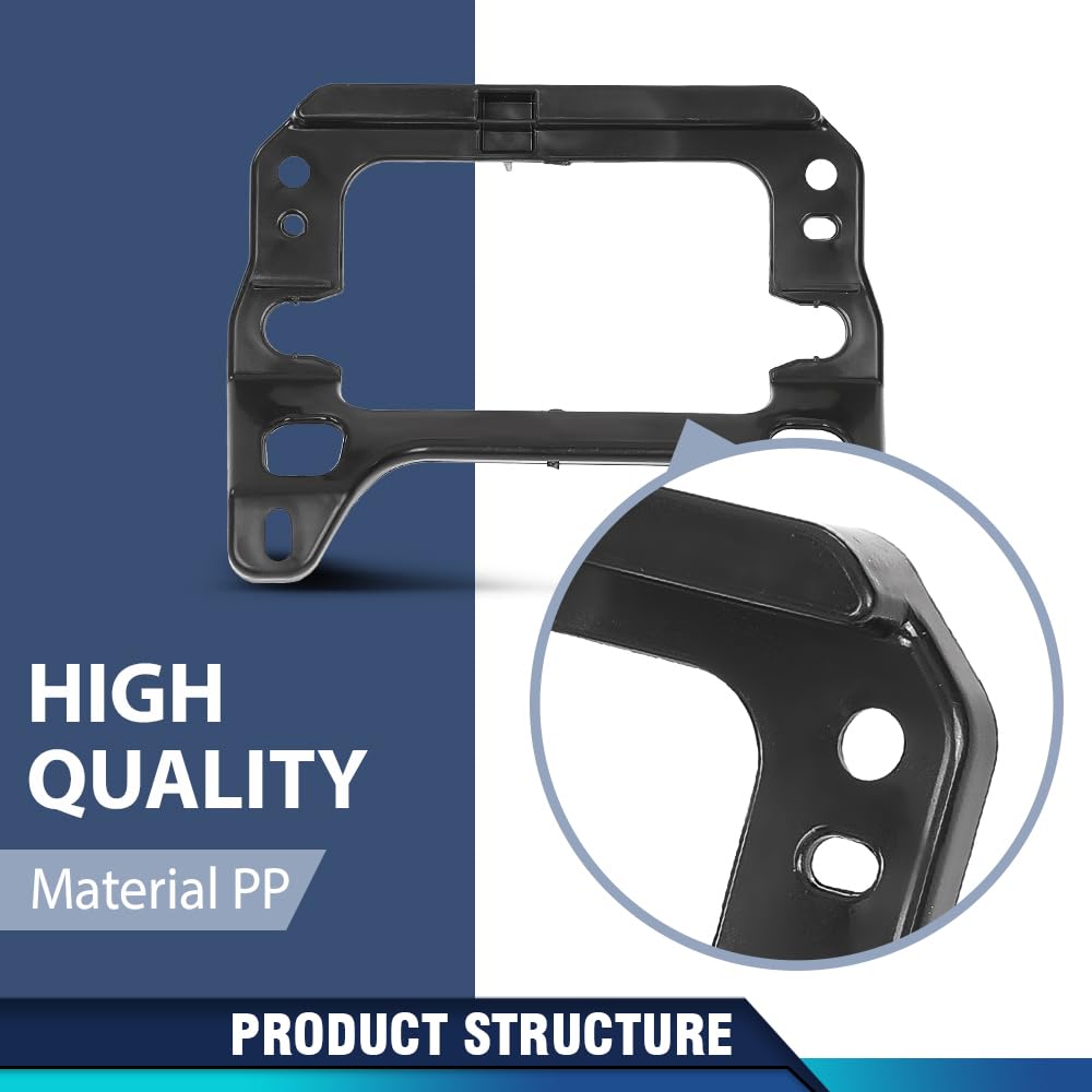 PIT66 Front Bumper Inner Bracket Compatible with Toyota Corolla SE XSE 2020-2022 5214902010, TO1207119 Black