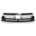 PIT66 Grille Assembly w/Chrome Molding Compatible with Toyota Highlander (submodel: Hybrid LE, Hybrid Limited, Hybrid XLE, LE, LE Plus, Limited, XLE) 2014-2016 531010E170, TO1200371