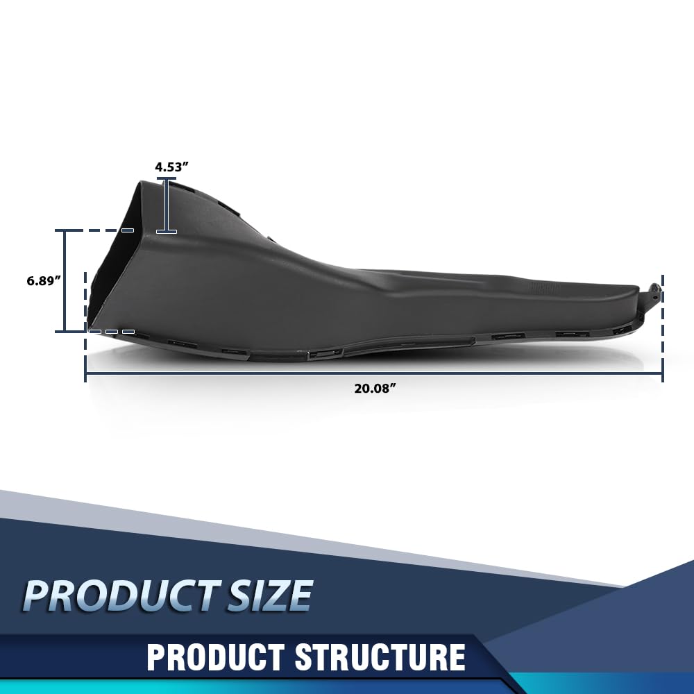 PIT66 Air Intake Guide PP Black Fit Audi A4 8W B9 8W0129618F