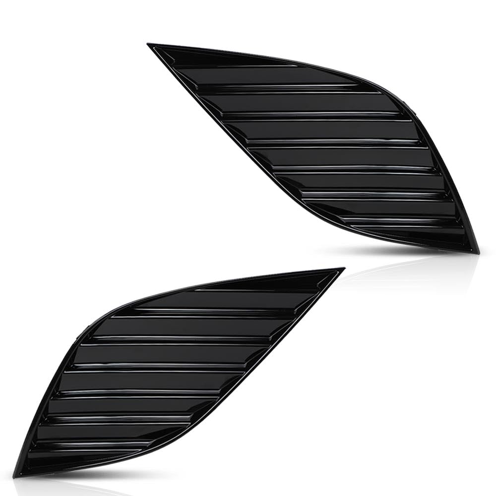 PIT66 Front Bumper Fog Light Cover Bezel Compatible with Toyota Camry SE XSE 2018–2020/Camry Nightshade 2019–2020/Camry TRD 2019–2021 Pair