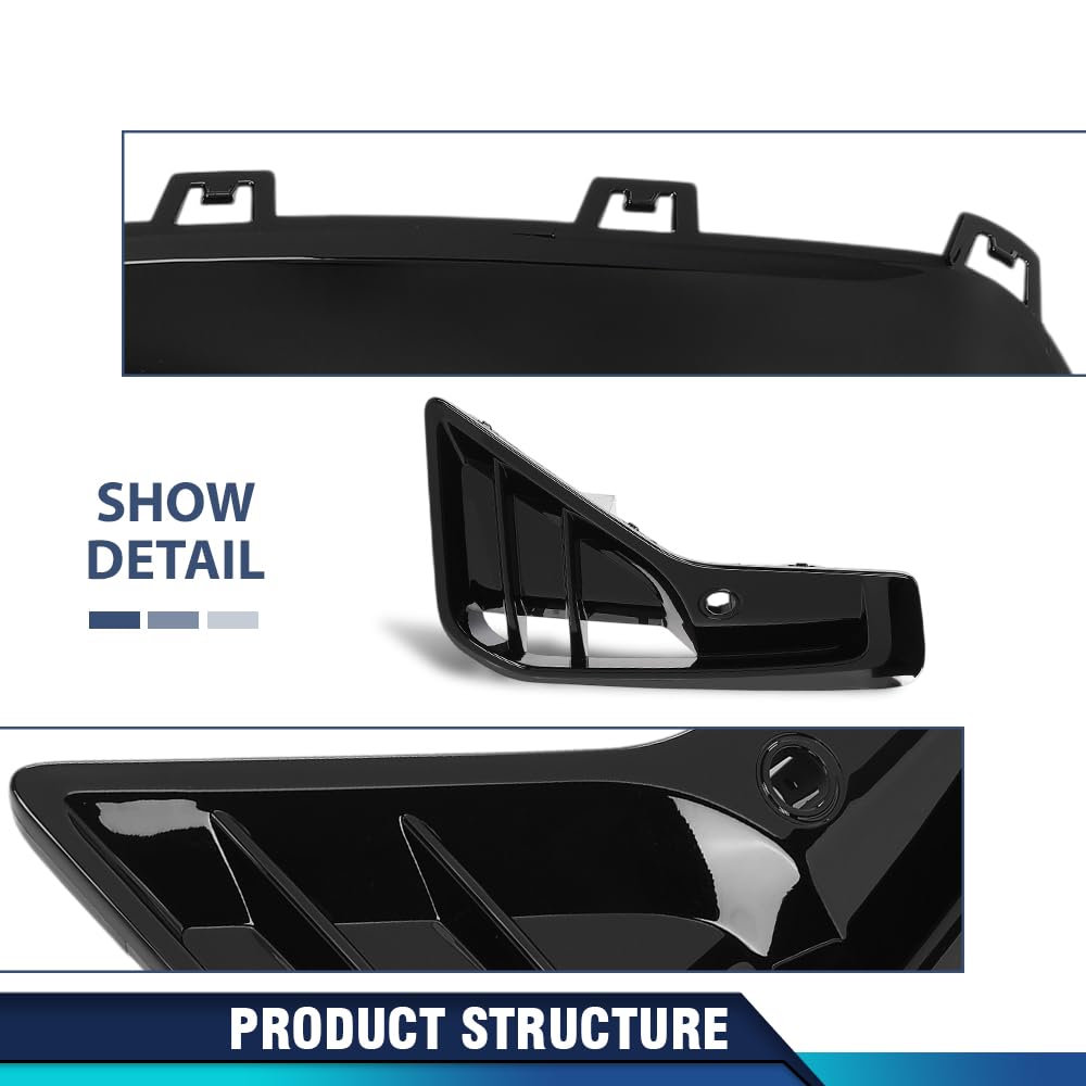 PIT66 Front Left Bumper Face Bar Grille Fit BMW X3 X4 2022-2024