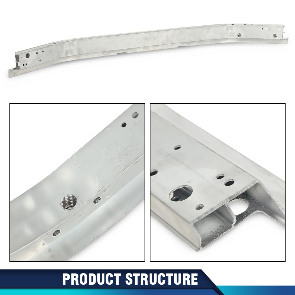 PIT66 Front Bumper Face Bar Reinforcement Compatible with BMW X1 2016-2021/Compatible with BMW X2 2018-2021 Silver 51117342439, BM1006137