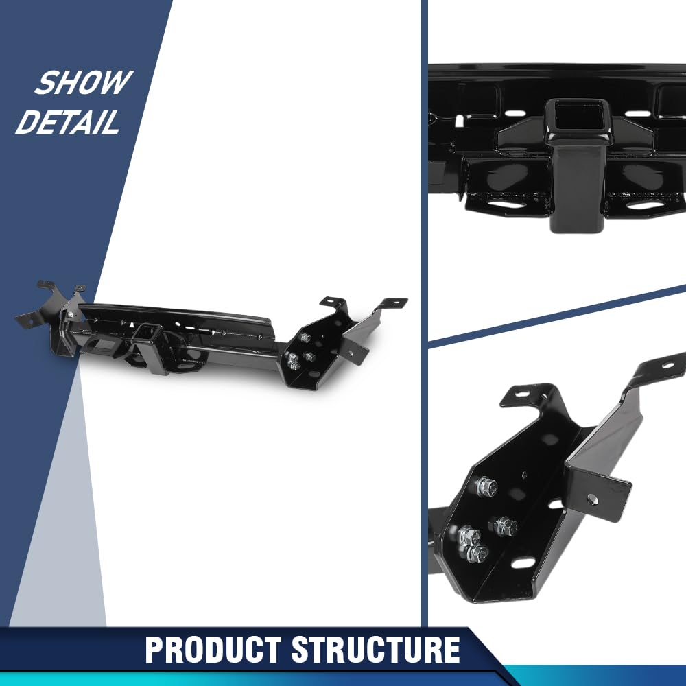 PIT66 Rear Bumper Reinforcement, FO1106362 Black
