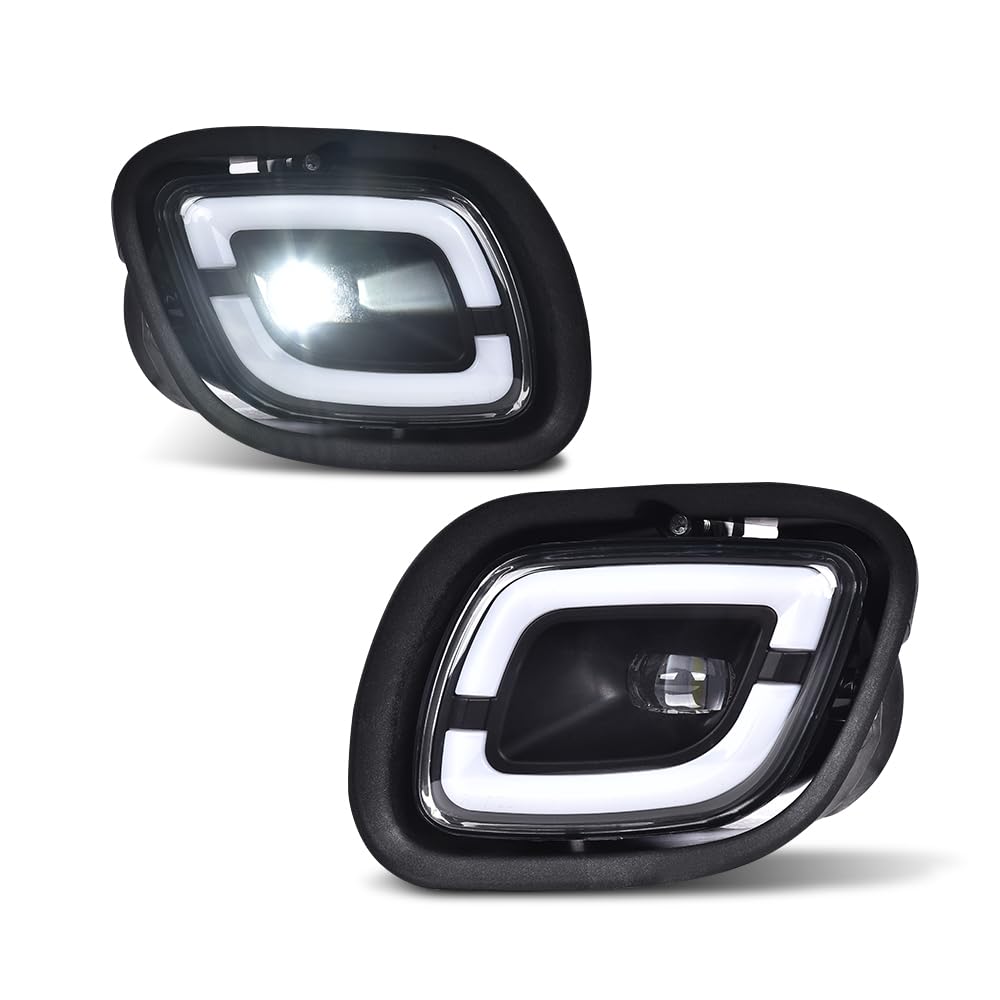 PIT66 LED Fog Lights Compatible with Freightliner Cascadia 2008-2017