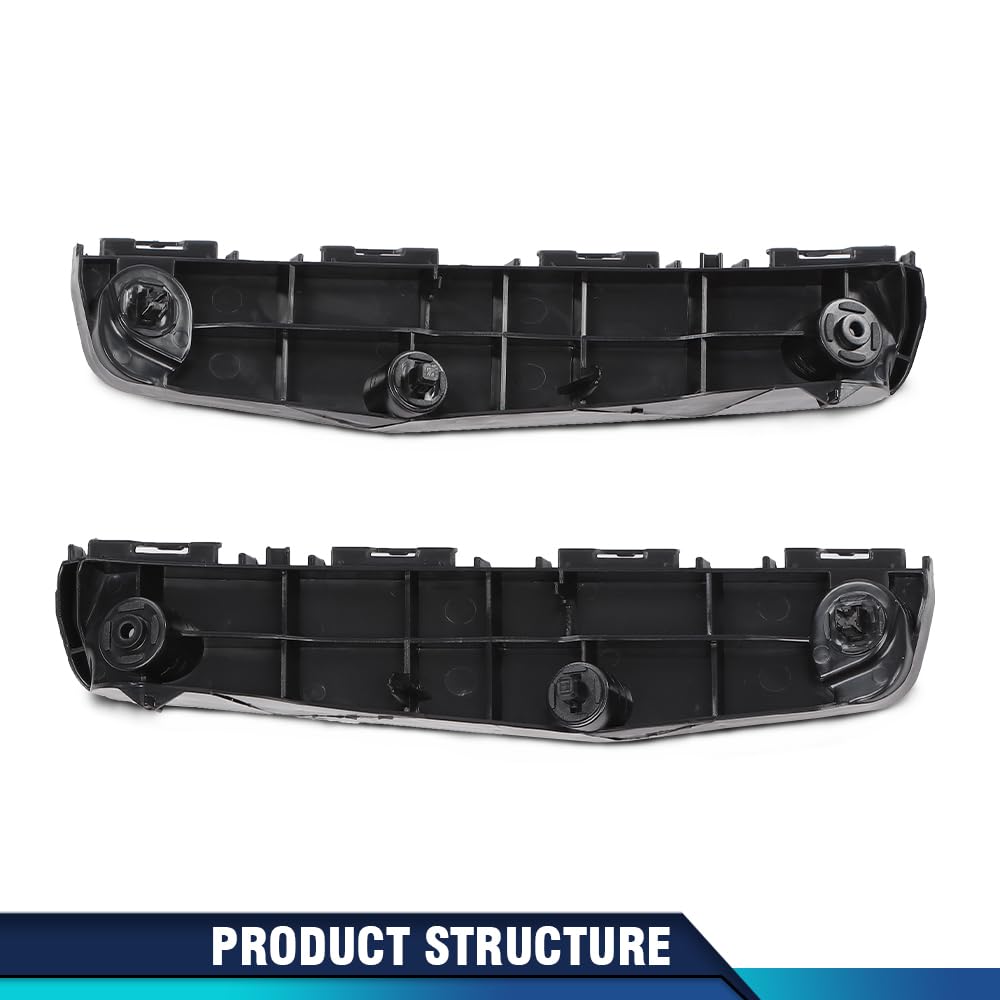 PIT66 Bumper Retainer, TO1043128, TO1042128 Set of 2 Front Left and Right