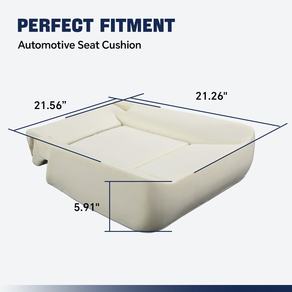 PIT66 Seat Cushion Fit Ram 1500 2006-2008, 2500/3500 2006-2009 Left Beige