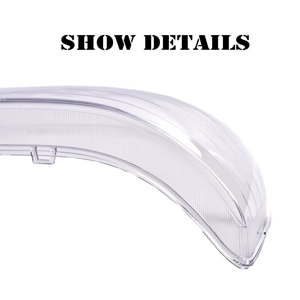 PIT66 Headlight Lens Cover Compatible with Chevy Silverado 1500 2500 1999-2002/Fit Chevy Silverado 1500 HD 2500 HD 3500 2001-2002/Fit Chevy Suburban 1500 2500 Tahoe 2000-2006