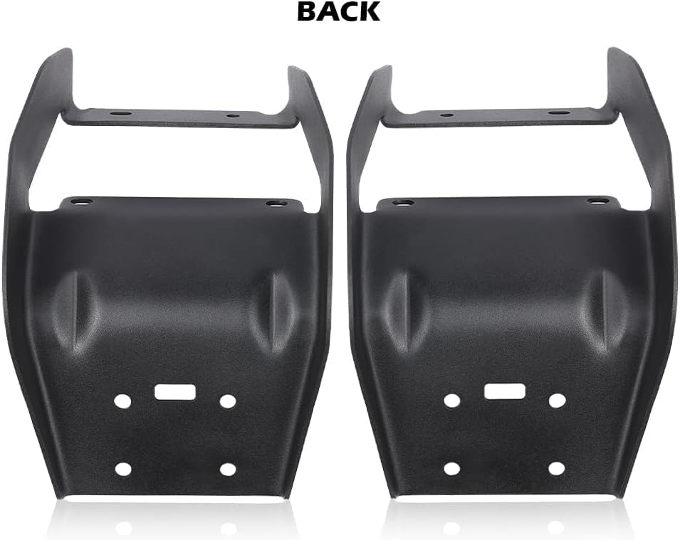 PIT66 Driver & Passenger Side Running Board Brackets, Black