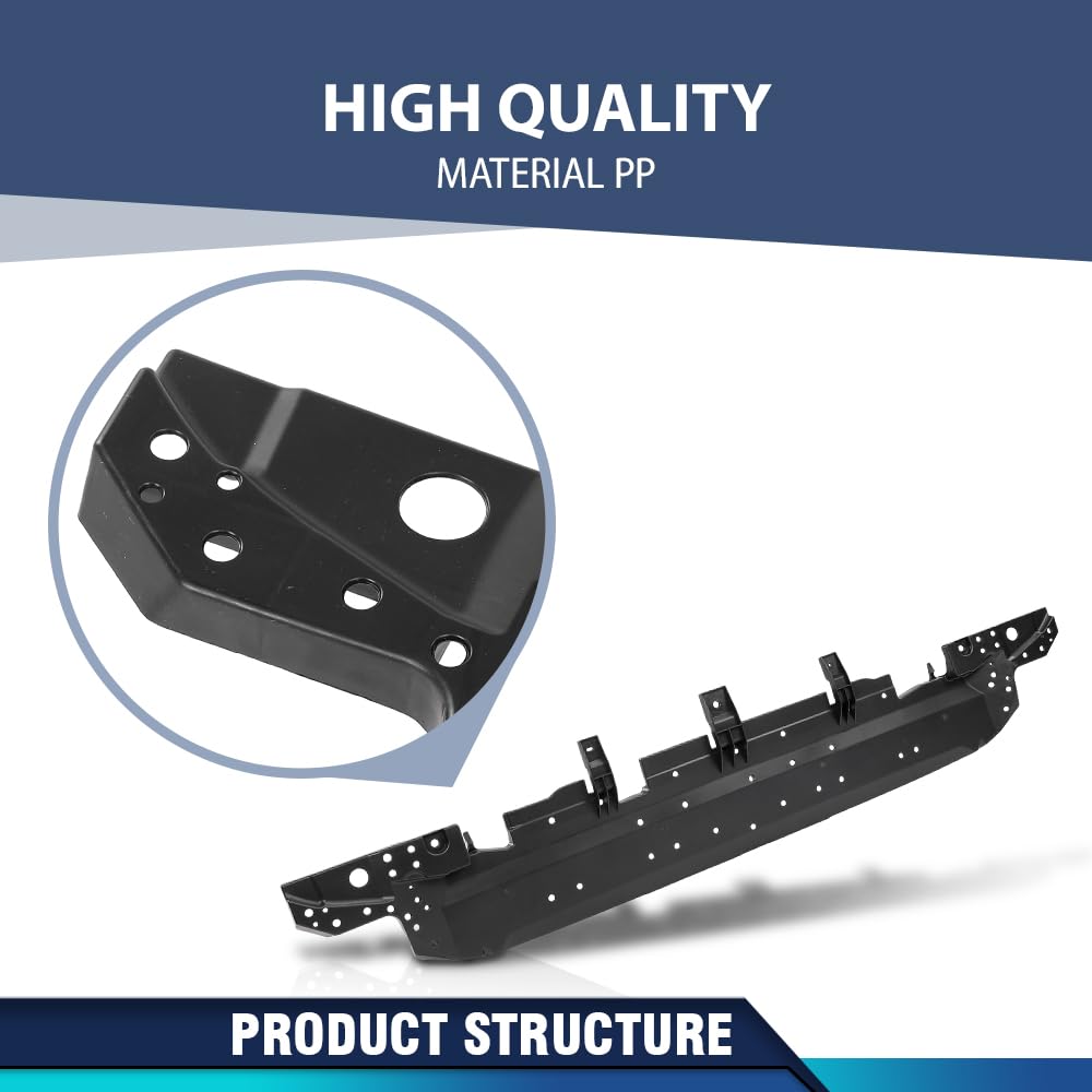 PIT66 Front Lower Bumper Absorber 1Pc, TO1070233 Black
