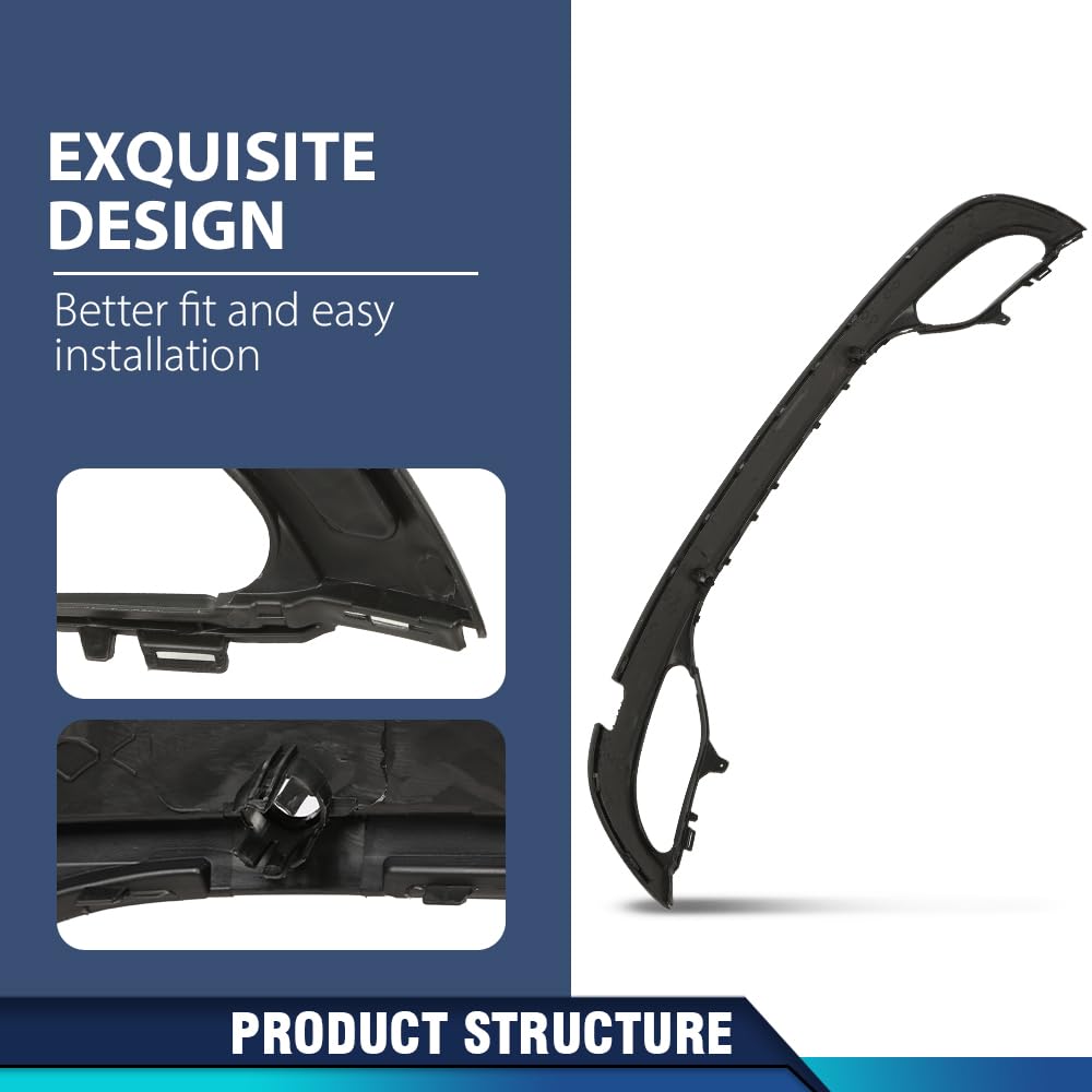 PIT66 Rear Bumper Valance, Black