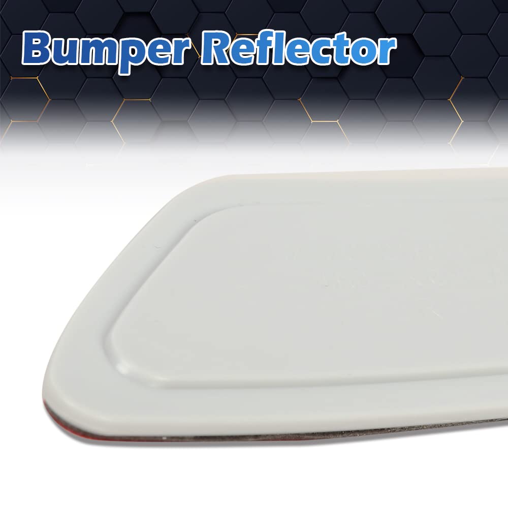 PIT66 Bumper Reflector, Compatible with 2012-2015 BMW 320i/328i/335i & 2014-2015 BMW 328d/ActiveHybrid 3 Base, Front Driver & Passenger Side, Orange #63147274522#BM2555102