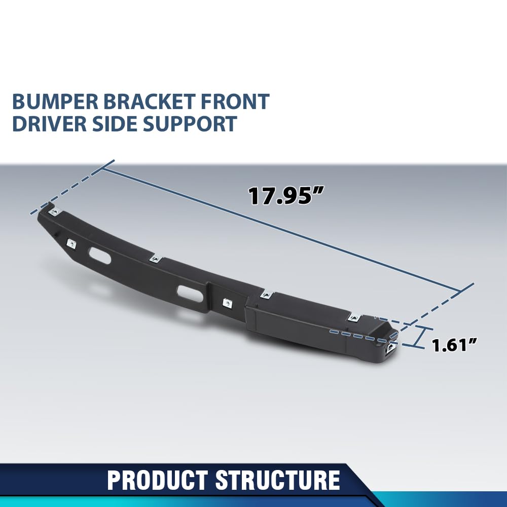 PIT66 Front Bumper Bracket Driver Side Fit Chevy Traverse 2022-2023