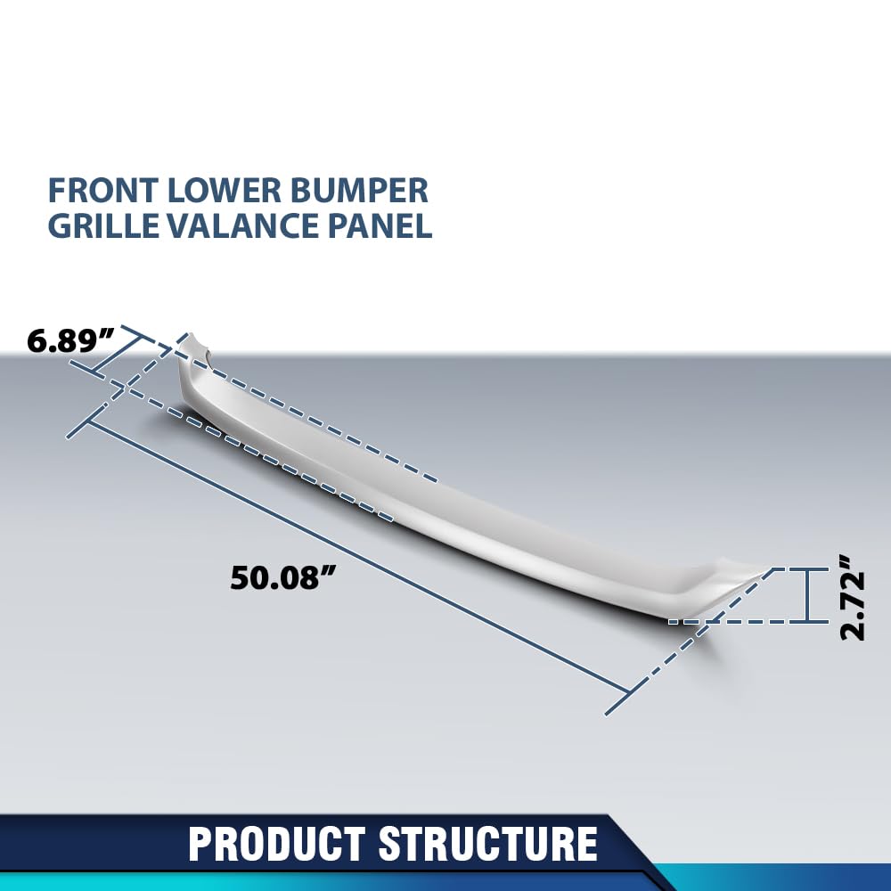 PIT66 Front Lower Bumper Grille Valance Panel Air Dam Deflector Valance