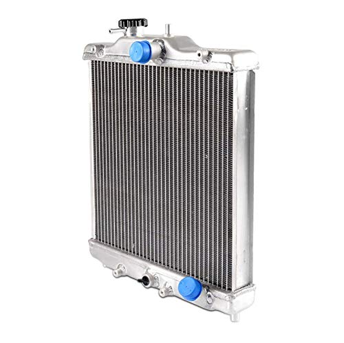 3Row 52MM Aluminum Radiator, Compatible with 92-00 Honda Civic D15 D16 EG EK (In/Out 28mm)