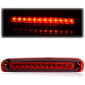 PIT66 LED 3rd Brake Light, Compatible with 99-06 Chevy Silverado 1500 2500 3500 / GMC Sierra Silverado Classic 07 Sierra Classic Led Third Brake Lamps Red Lens Clear Housing