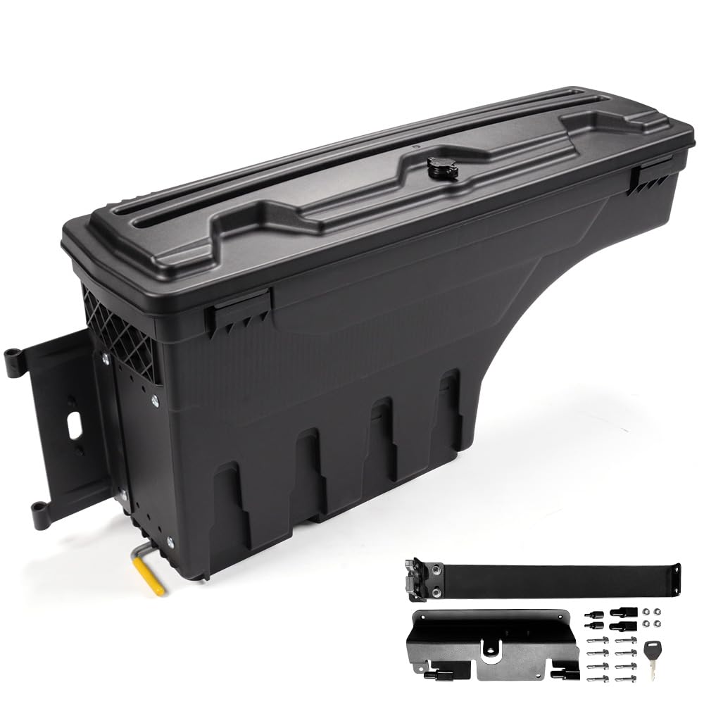 PIT66 Truck Bed Storage Box Fit Chevy Silverado GMC Sierra 2007-2019 Left