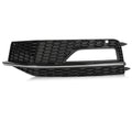 PIT66 Front Bumper Fog Light Cover Grille Left Driver Side, Chrome