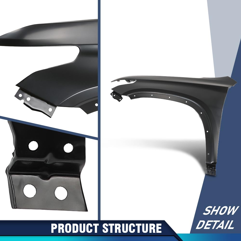 PIT66 Front Left Driver Side Fender 1 Pc