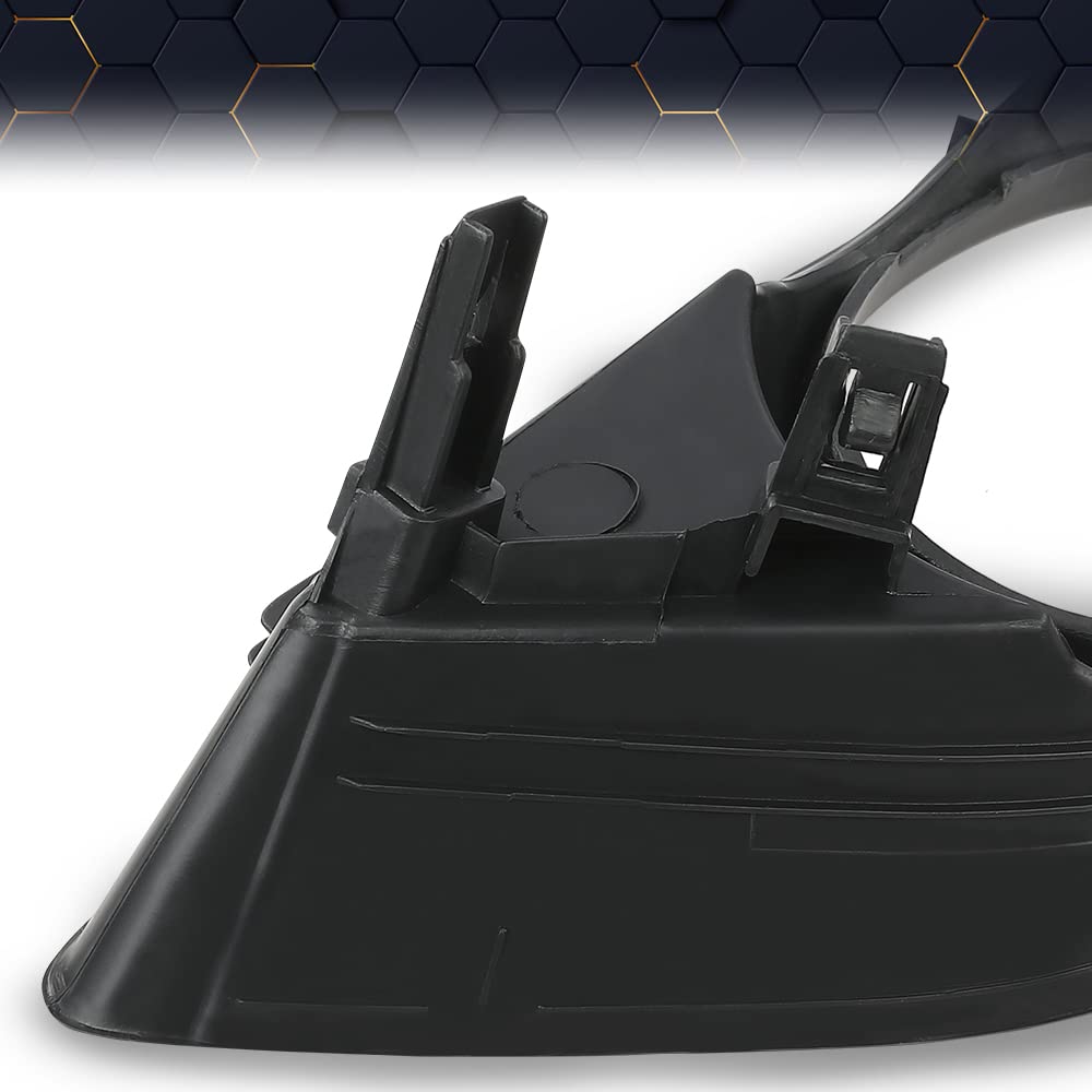 PIT66 Fog Light Trim Set, Driver and Passenger Side black