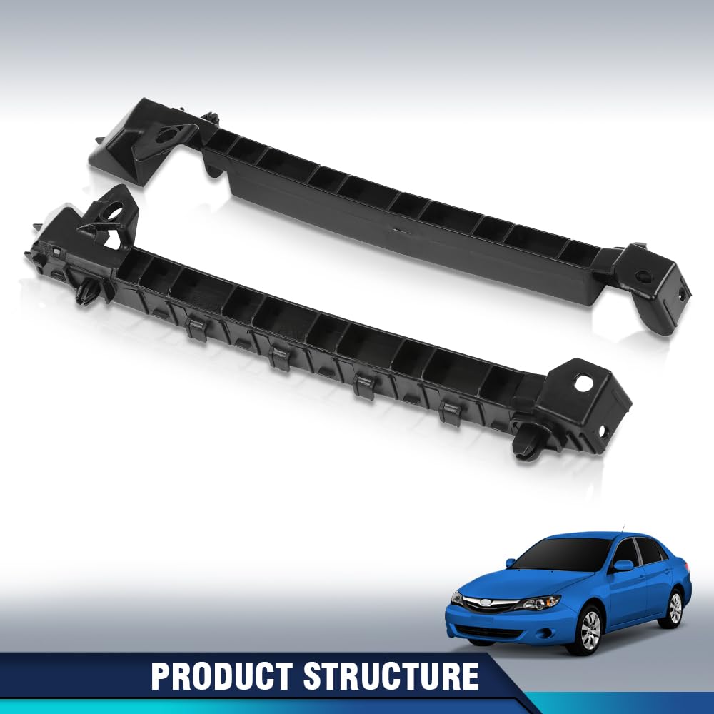 PIT66 Front Left & Right Side Bumper Bracket, Black