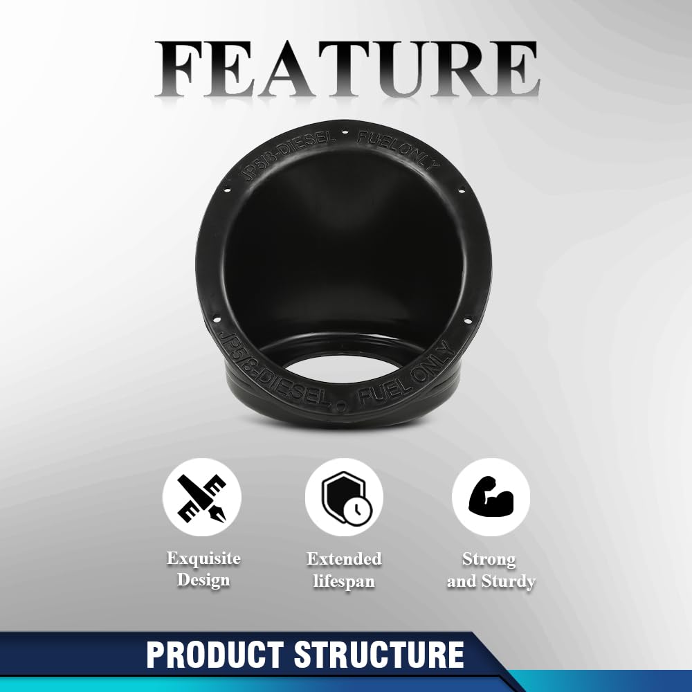 PIT66 Fuel Filler Housing Fill Neck Opening Compatible with M998 HUMVEE HUMMER H1 JP5/Diesel Only Tank