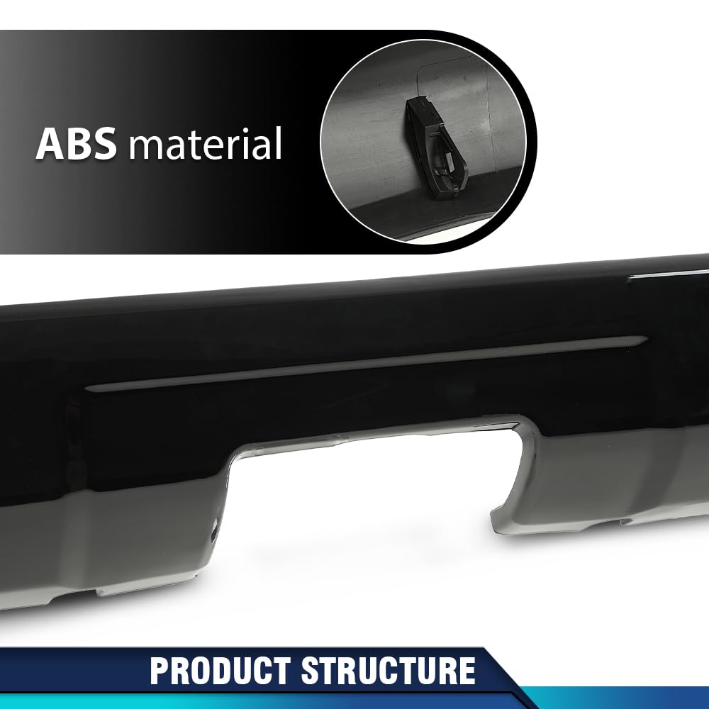 PIT66 Rear Bumper Valance Cover, Black