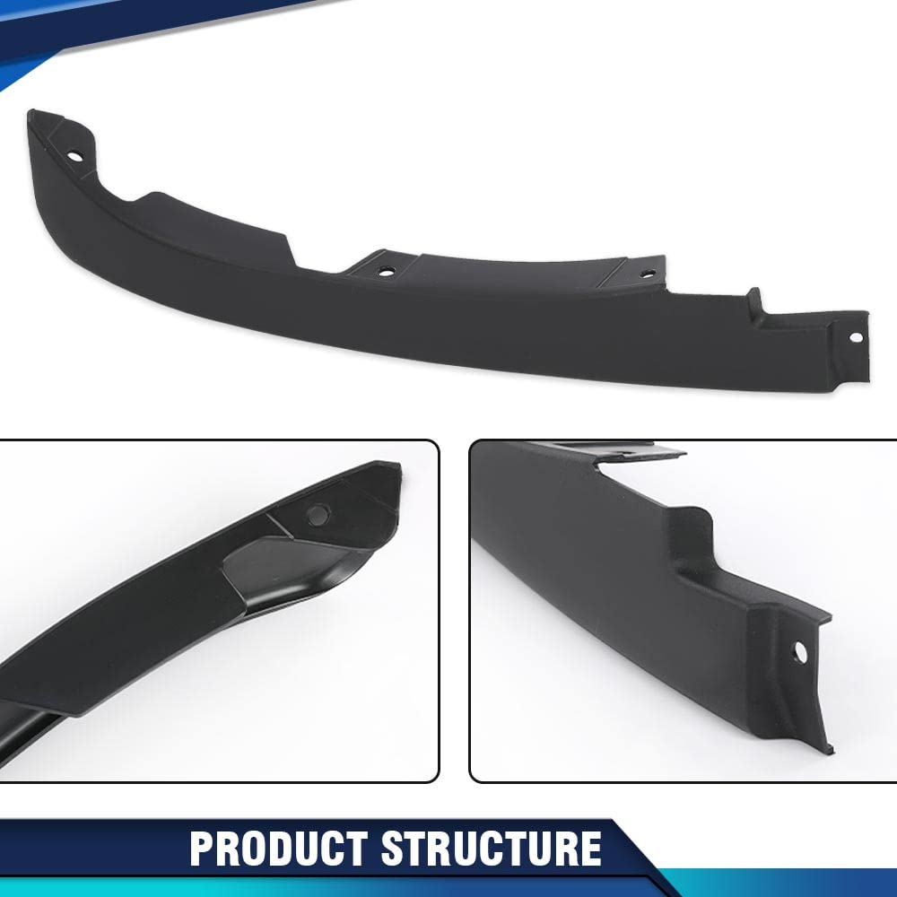 PIT66 3PCS Front Air Dam Spoiler Fit C6 Corvette 2005-2013