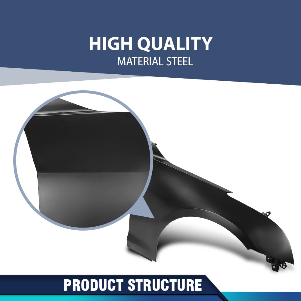 PIT66 Front Right Passenger Fender 1 Pc