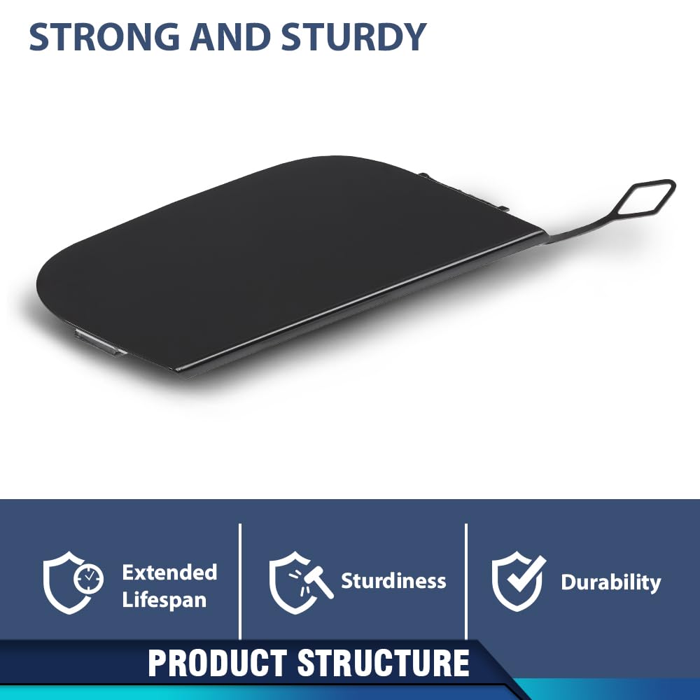 PIT66 Rear Bumper Tow Hook Cover Cap Compatible with Benz W222 S-Class S400 S450 S500 S550 S550e S560 S600 2014-2019, Not Fit for Cars With AMG/Sport Package 2228850424