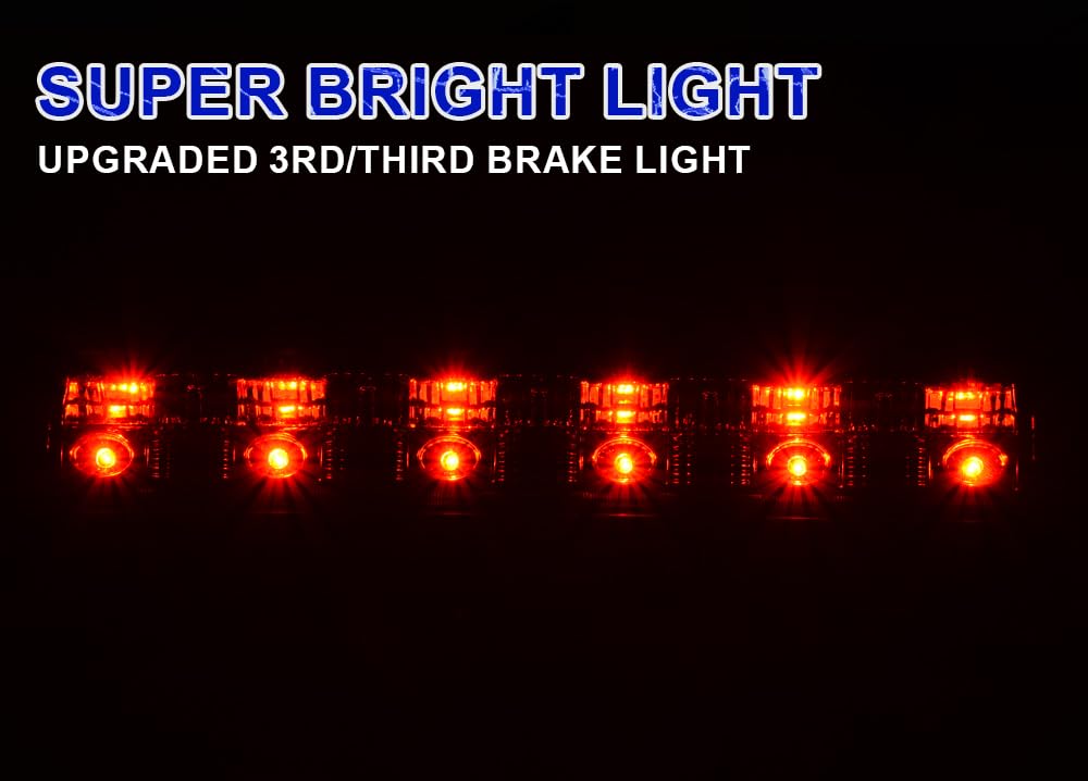PIT66 LED 3rd Brake Light Fit 00-06 Chevy Suburban Tahoe White Housing