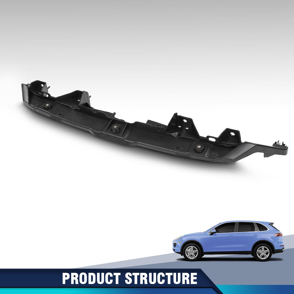 PIT66 Front Lower Radiator Support Assembly Compatible with Porsche Cayenne 2011 2012 2013 2014 2015 2016 2017 2018 95850473100 Black