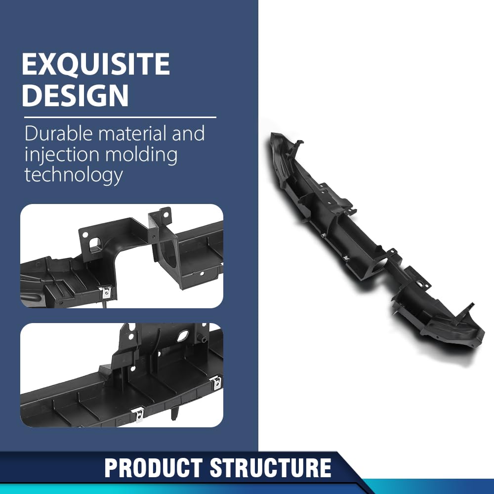 PIT66 Front Bumper Center Support Bracket, Black